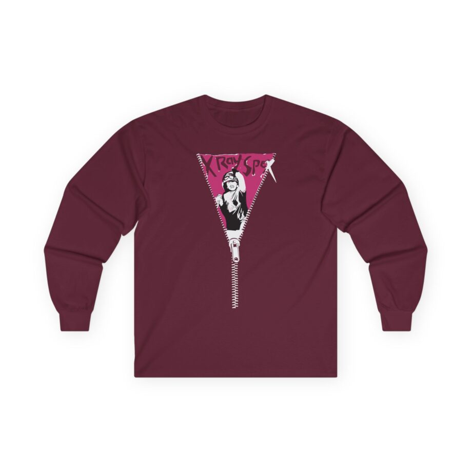 X-ray Spex Zipper Unisex Ultra Cotton Long Sleeve Tee