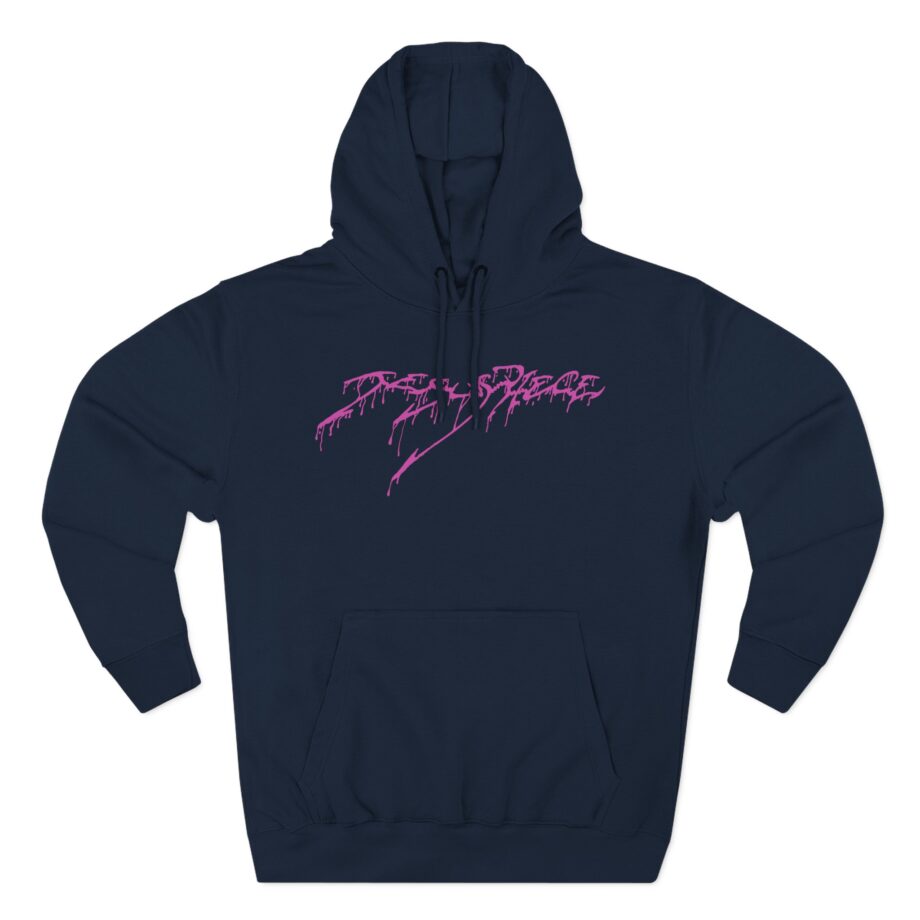 Jesus Piece Skull Thorns Three-Panel Fleece Hoodie