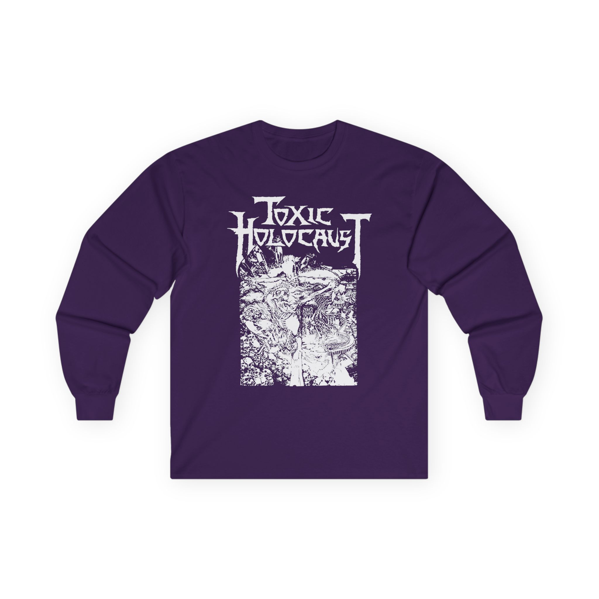 Toxic Holocaust Nuke the Cross Unisex Ultra Cotton Long Sleeve Tee