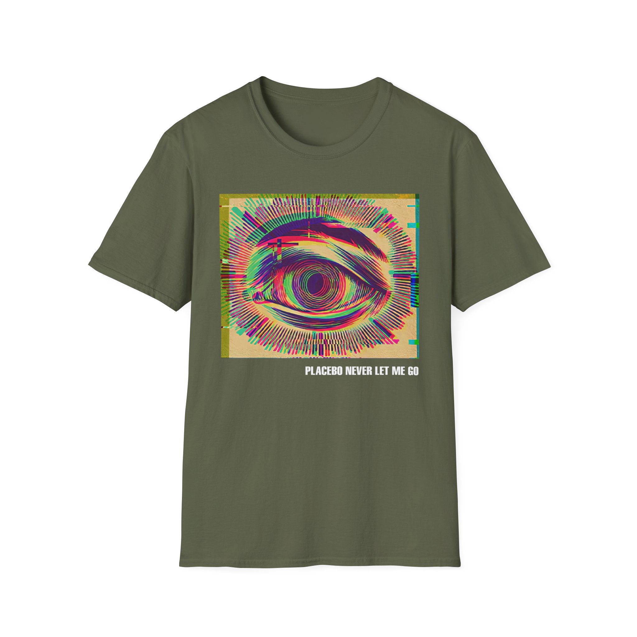 Placebo Glitch Eye Unisex Softstyle T-Shirt