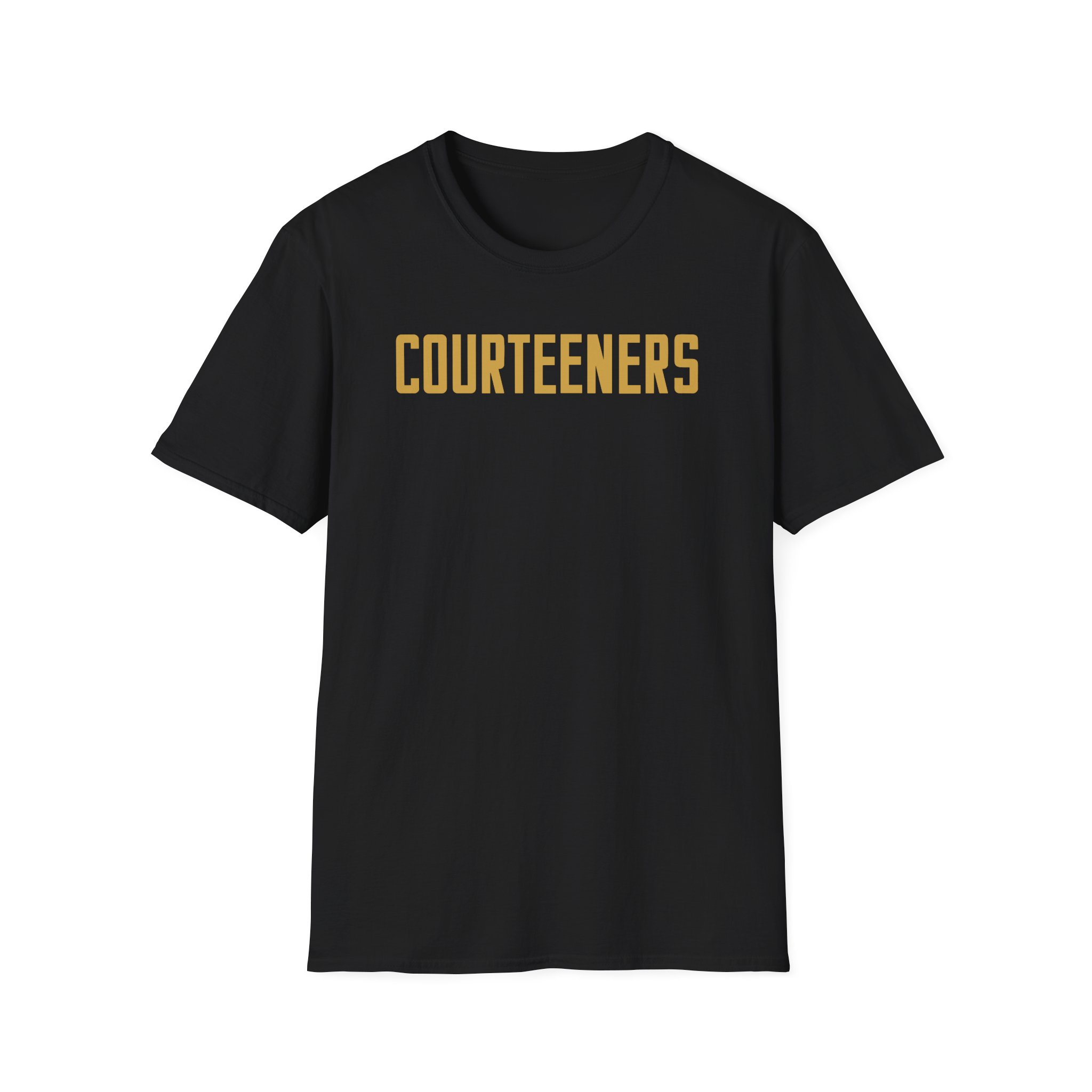 Courteeners Metallic Gold Logo Unisex Softstyle T-Shirt