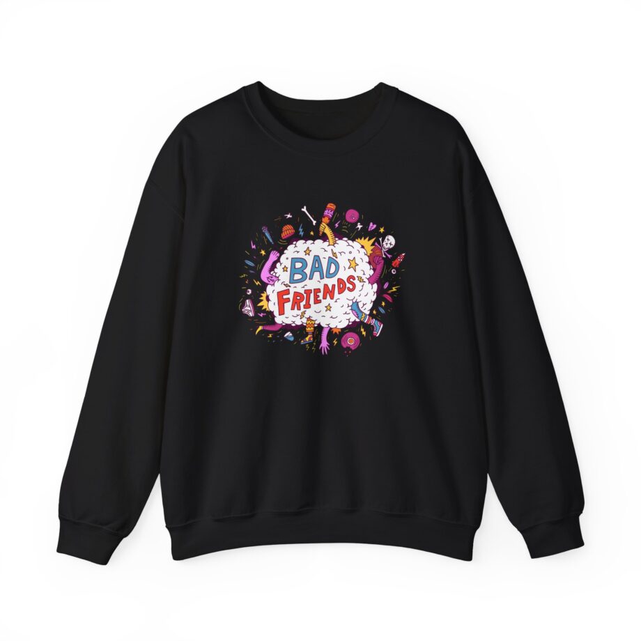 Bad Friends Fight Cloud Unisex Heavy Blend™ Crewneck Sweatshirt