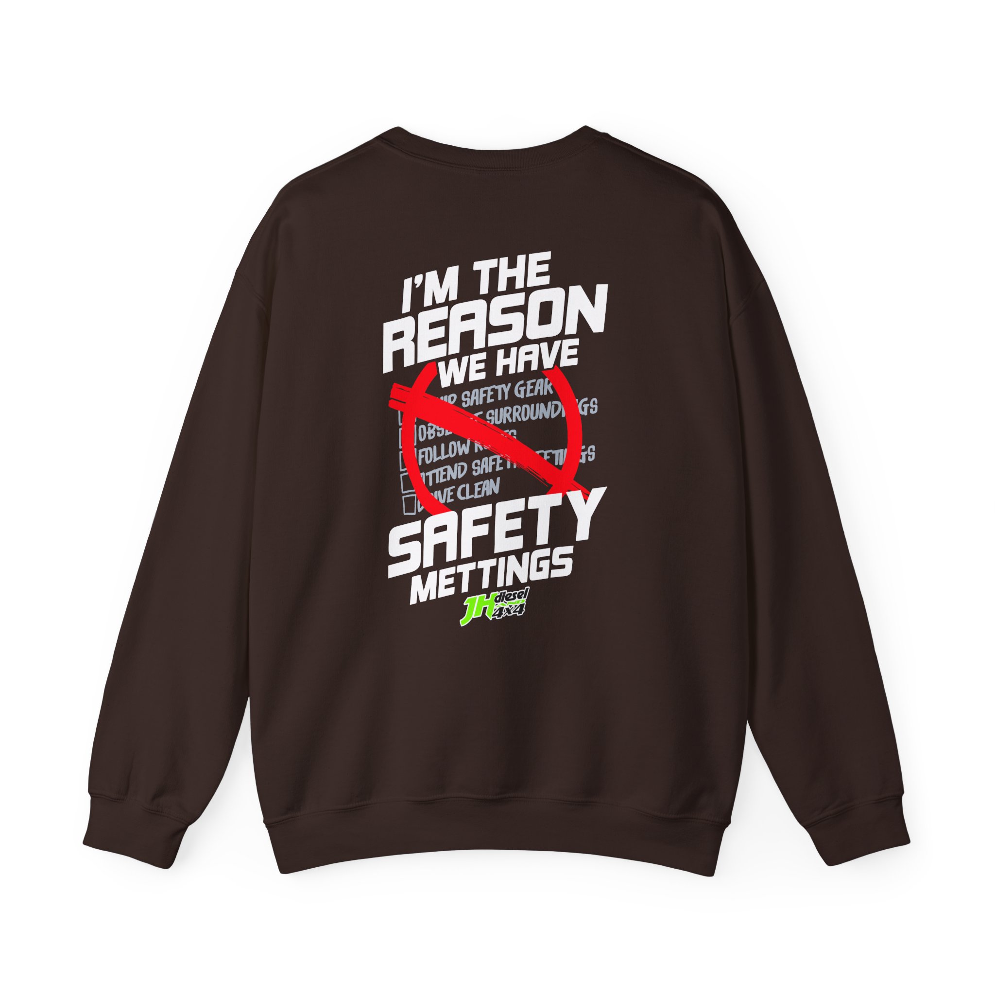 Cleetus Mcfarland Jh's Safety Meeting Unisex Heavy Blendâ„¢ Crewneck Sweatshirt