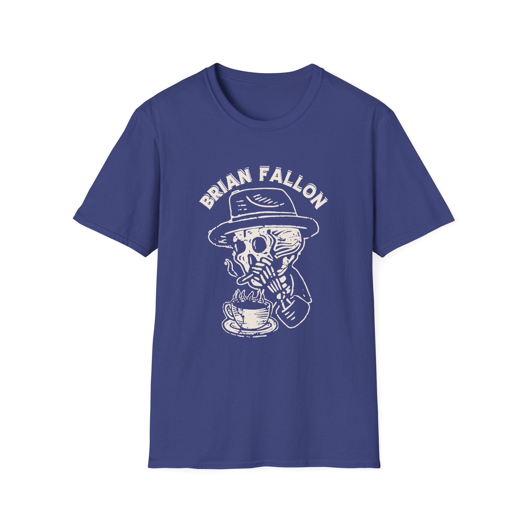 Brian Fallon Smoking Skeleton Unisex Softstyle T-Shirt