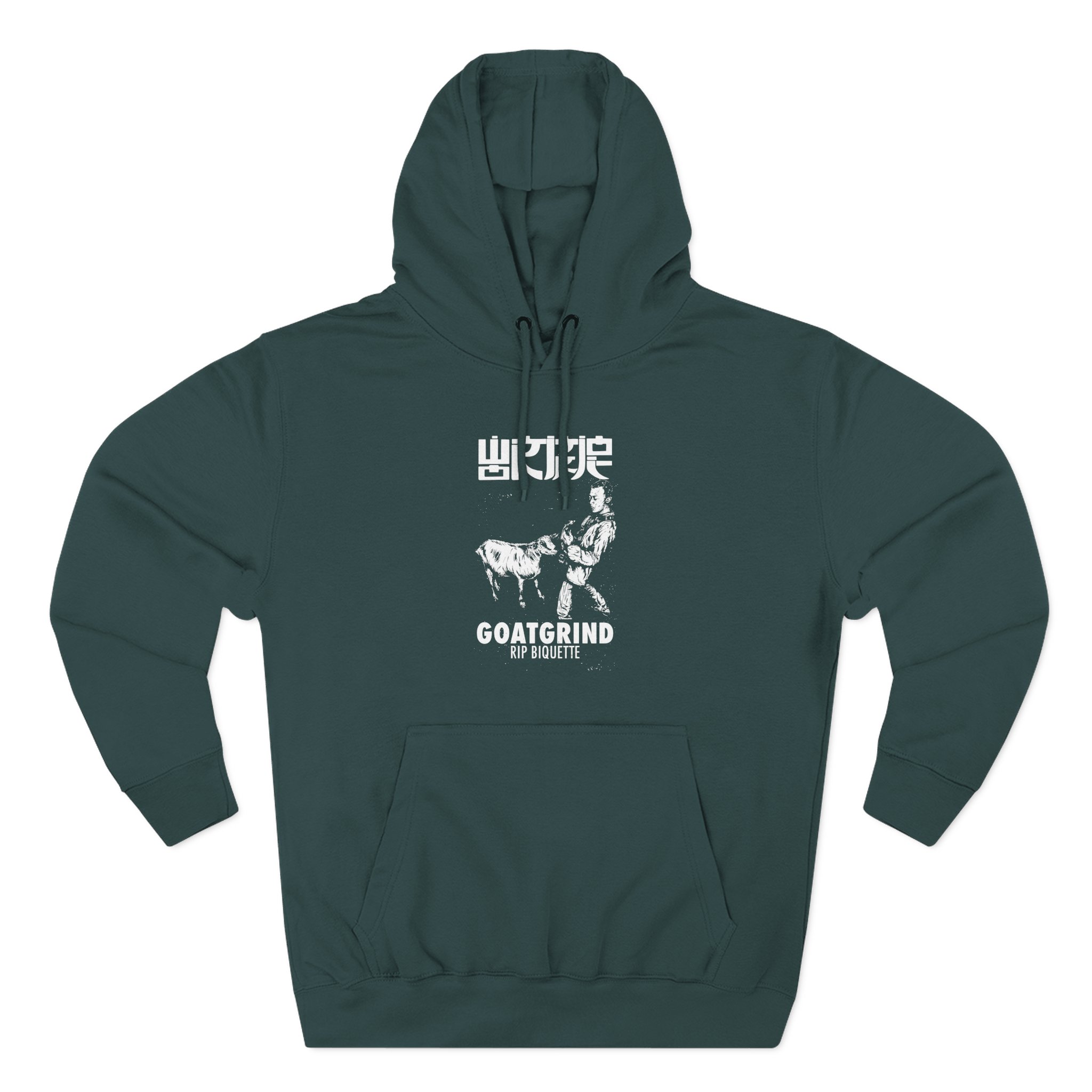 Wormrot Goatgrind Three-Panel Fleece Hoodie
