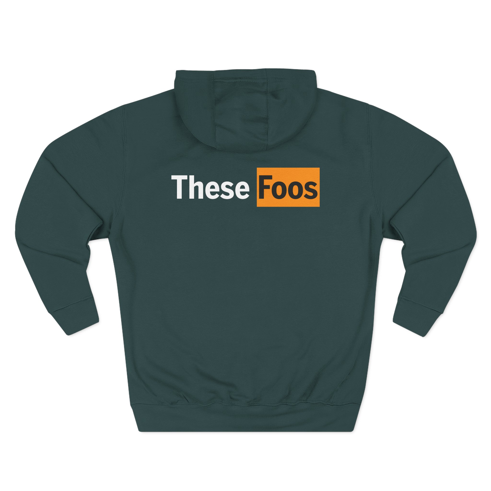 These Foos Three-Panel Fleece Hoodie