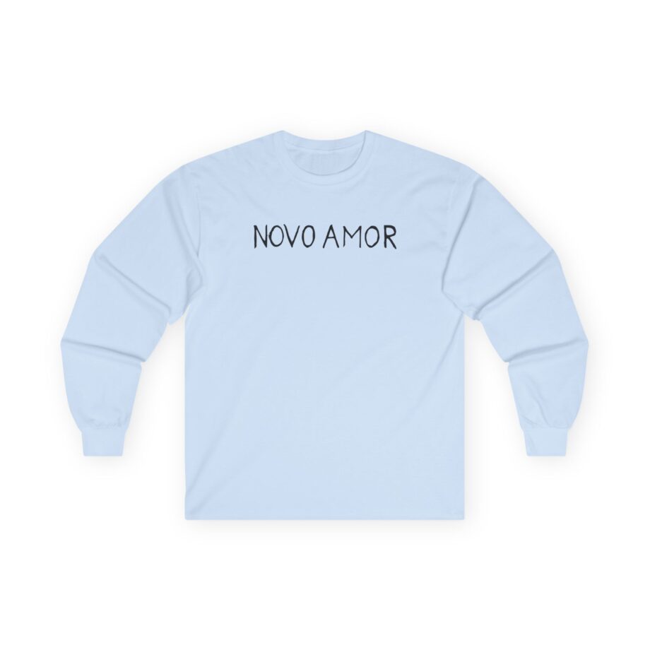 Novo Amor Text Unisex Ultra Cotton Long Sleeve Tee