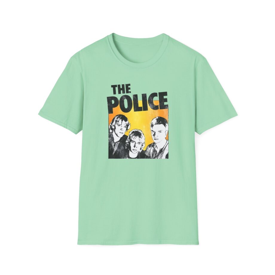 The Police Outlandos Bootleg 1980 Ragla Unisex Softstyle T-Shirt
