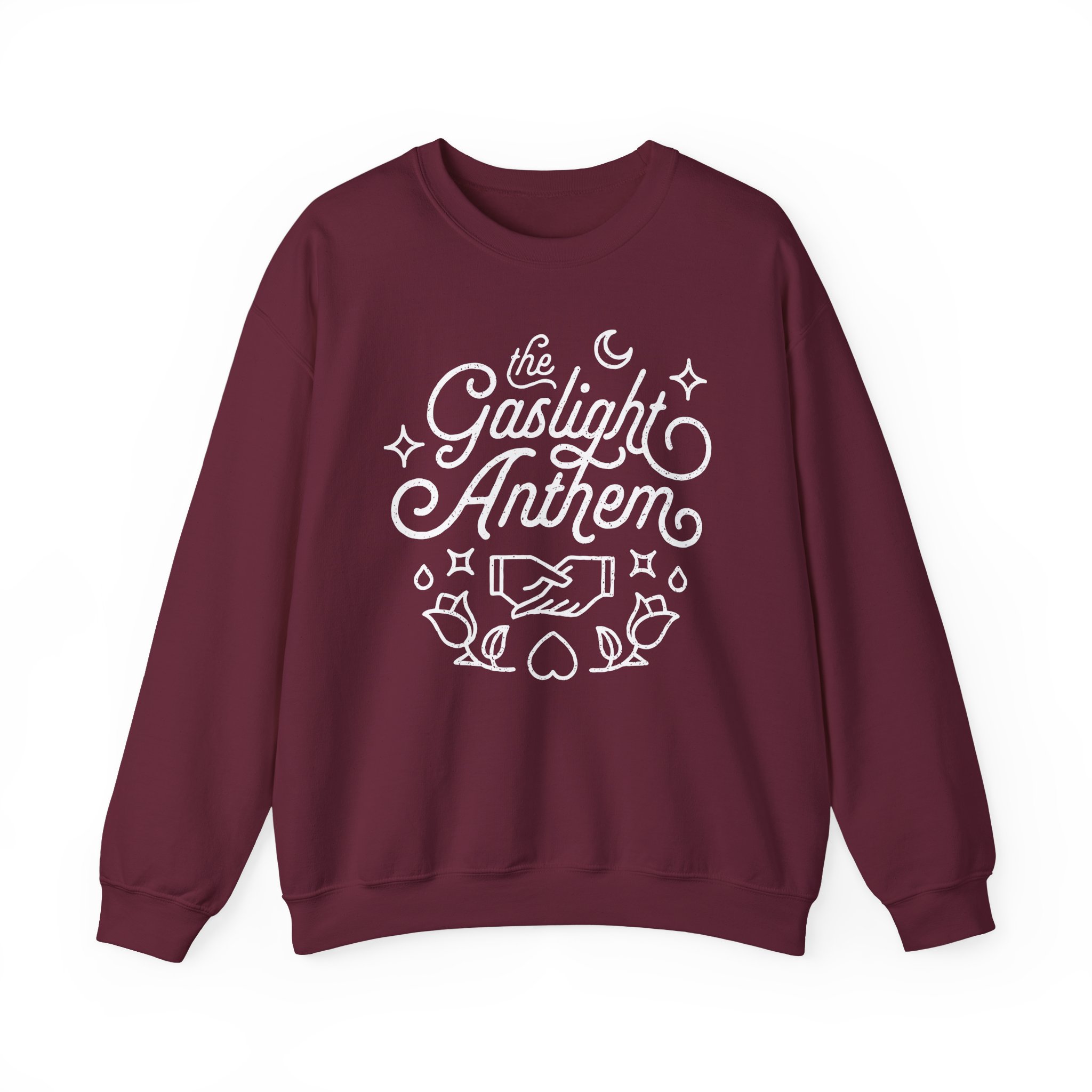 Gaslight Anthem Handshake Unisex Heavy Blendâ„¢ Crewneck Sweatshirt