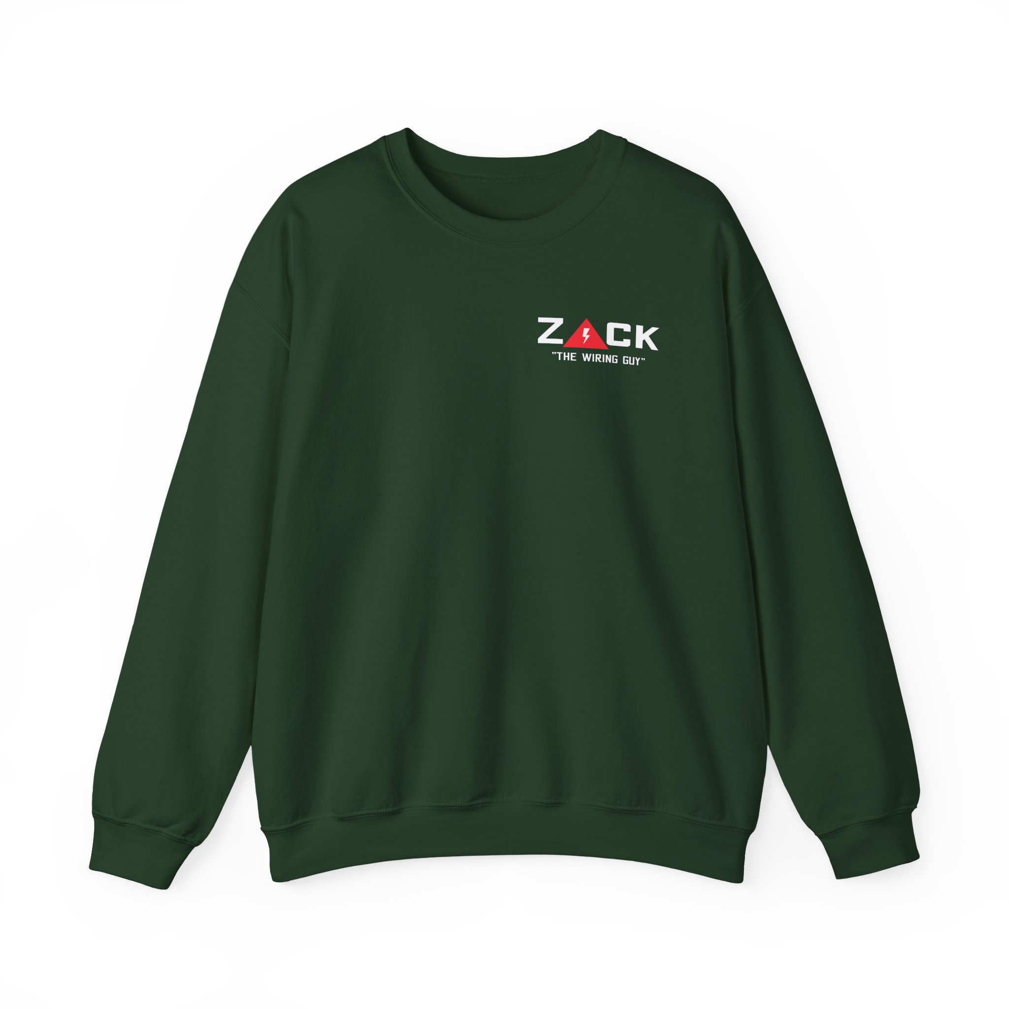 Cleetus Mcfarland Zack the Wiring Guy Caution Unisex Heavy Blendâ„¢ Crewneck Sweatshirt