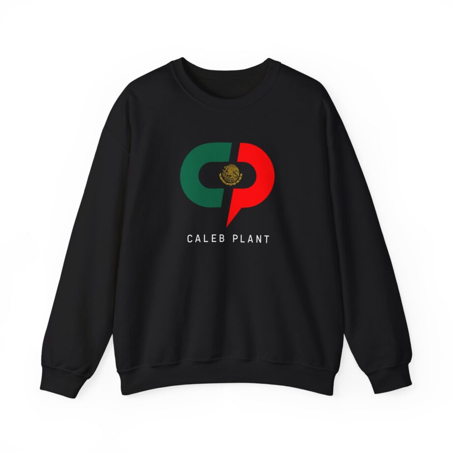 Caleb Plant Green White and Red Unisex Heavy Blend™ Crewneck Sweatshirt