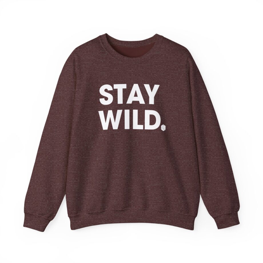 Wild Pink Stay Unisex Heavy Blend™ Crewneck Sweatshirt