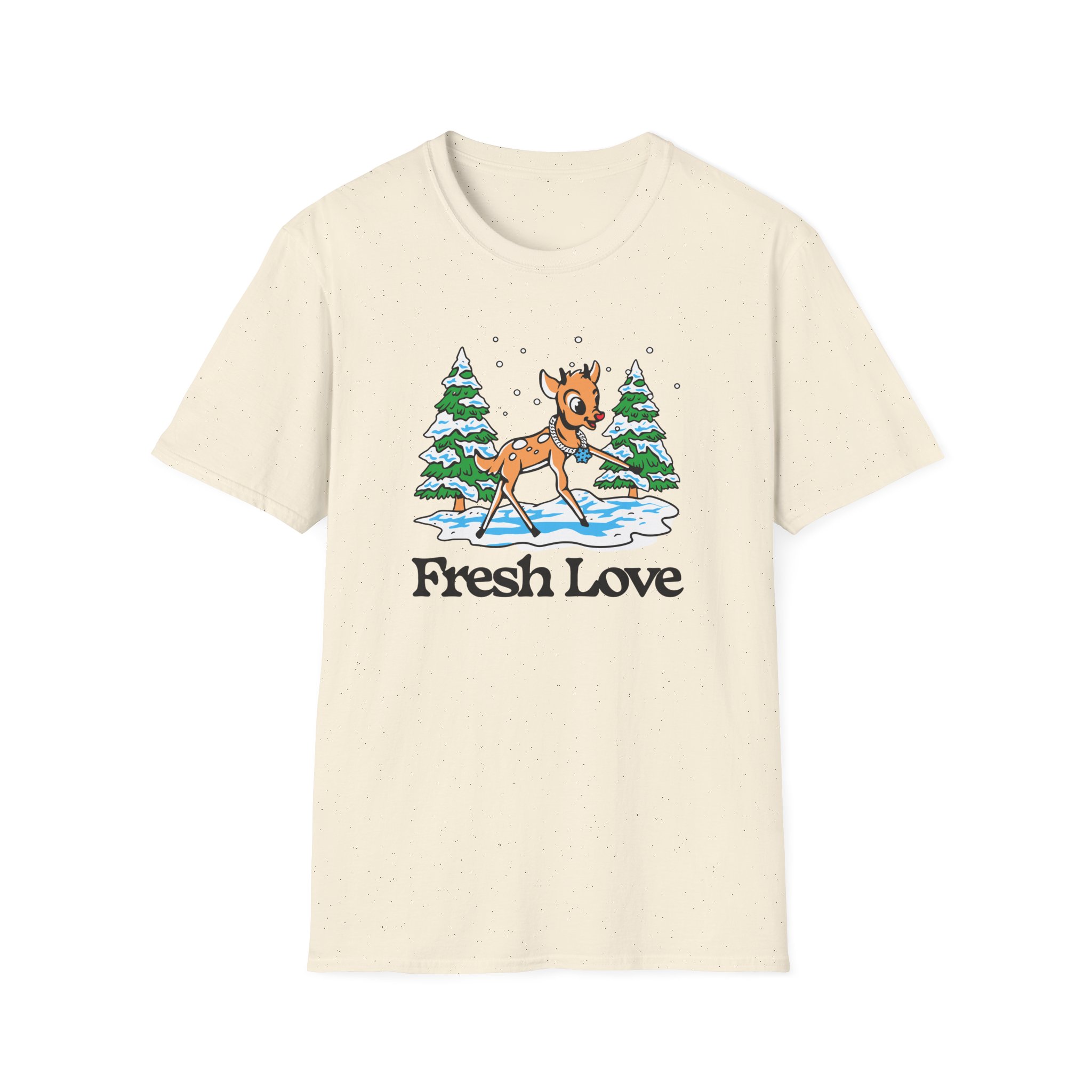 Fresh Love Snow Dough Unisex Softstyle T-Shirt
