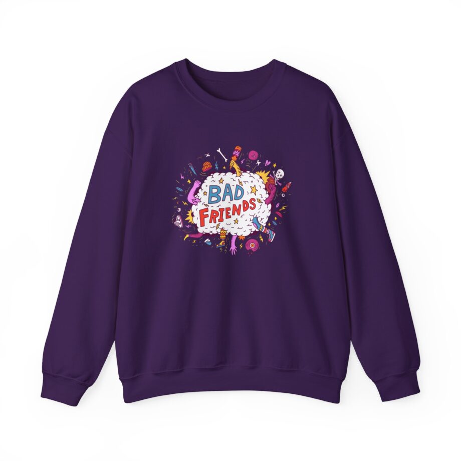 Bad Friends Fight Cloud Unisex Heavy Blend™ Crewneck Sweatshirt