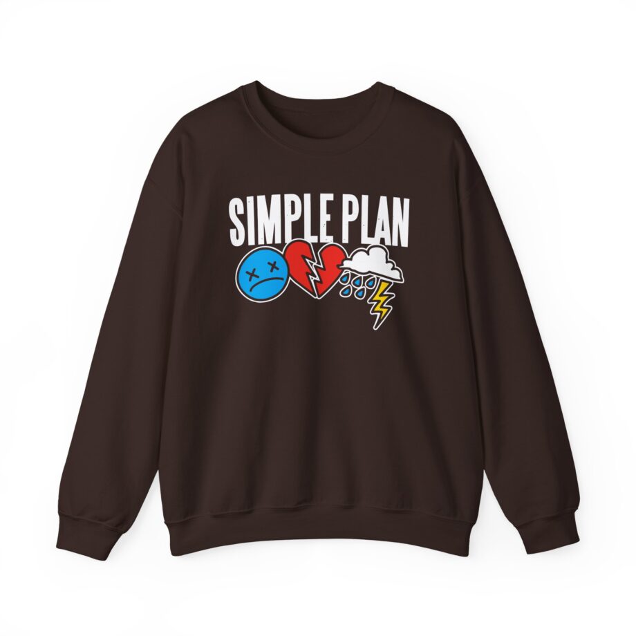 Simple Plan 3 Icons Logo Unisex Heavy Blend™ Crewneck Sweatshirt