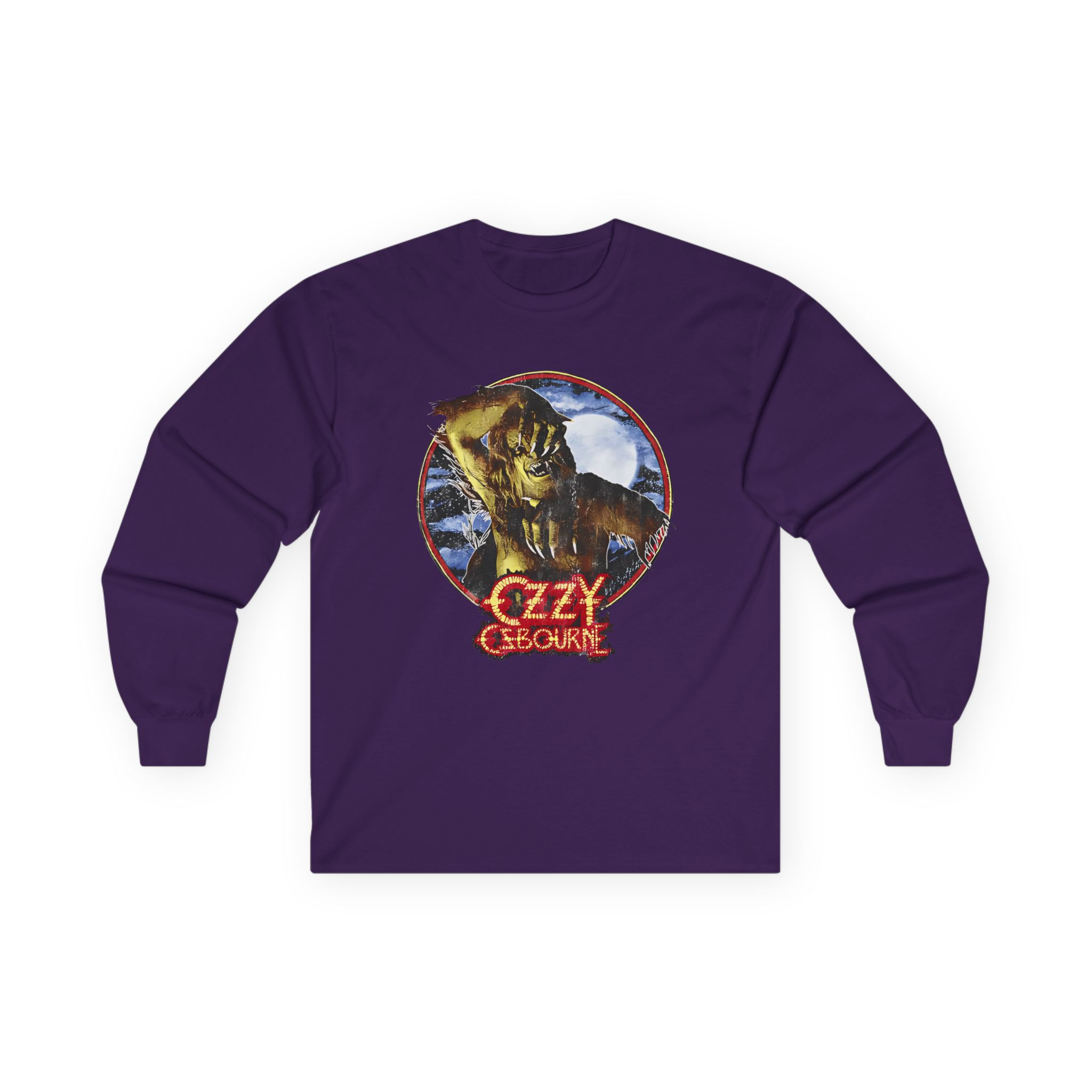 Ozzy Osbourne Bark At The Moon Unisex Ultra Cotton Long Sleeve Tee