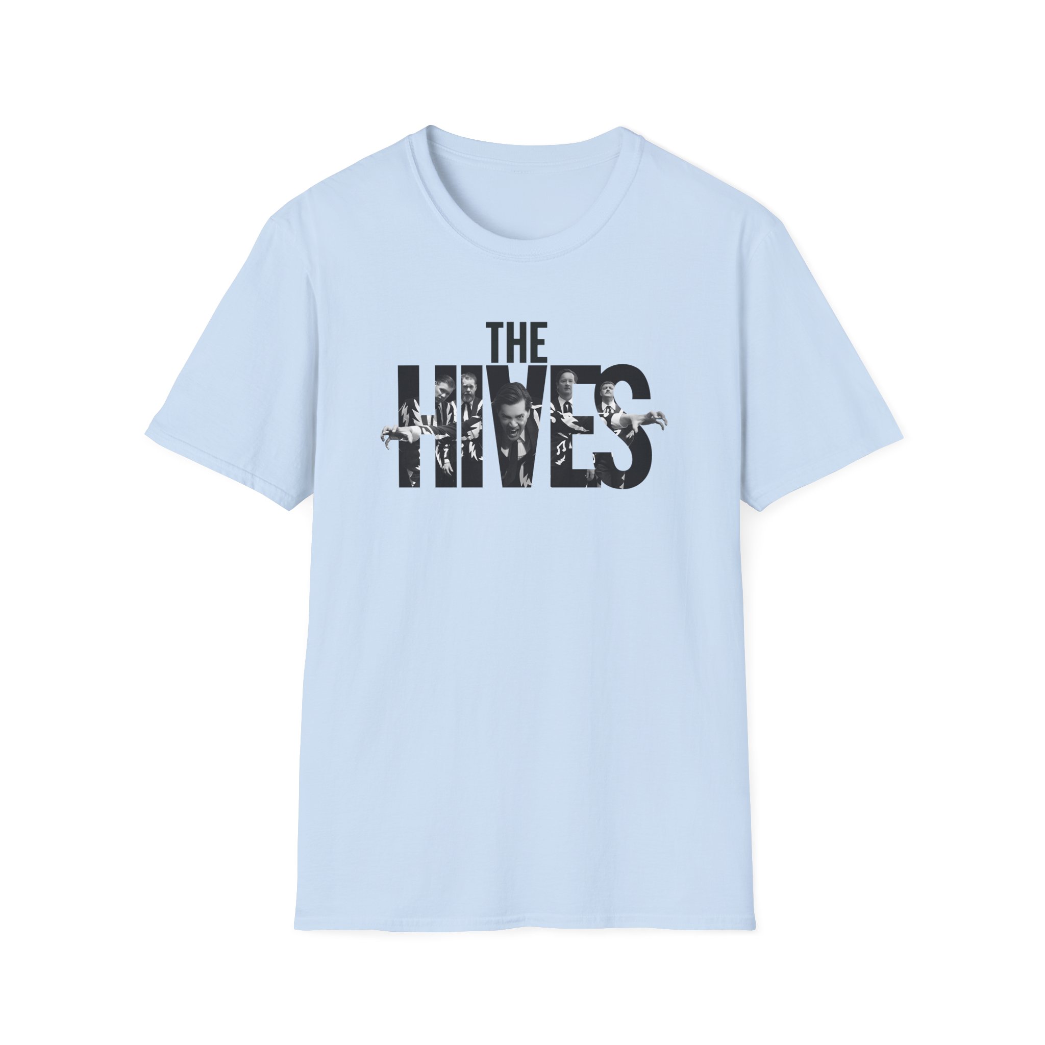 The Hives Logo Photo Infill Unisex Softstyle T-Shirt