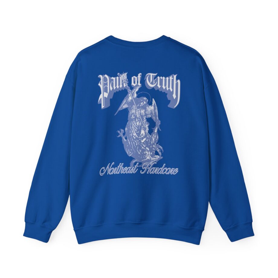 Pain of Truth Not Through Blood Unisex Heavy Blend™ Crewneck Sweatshirt