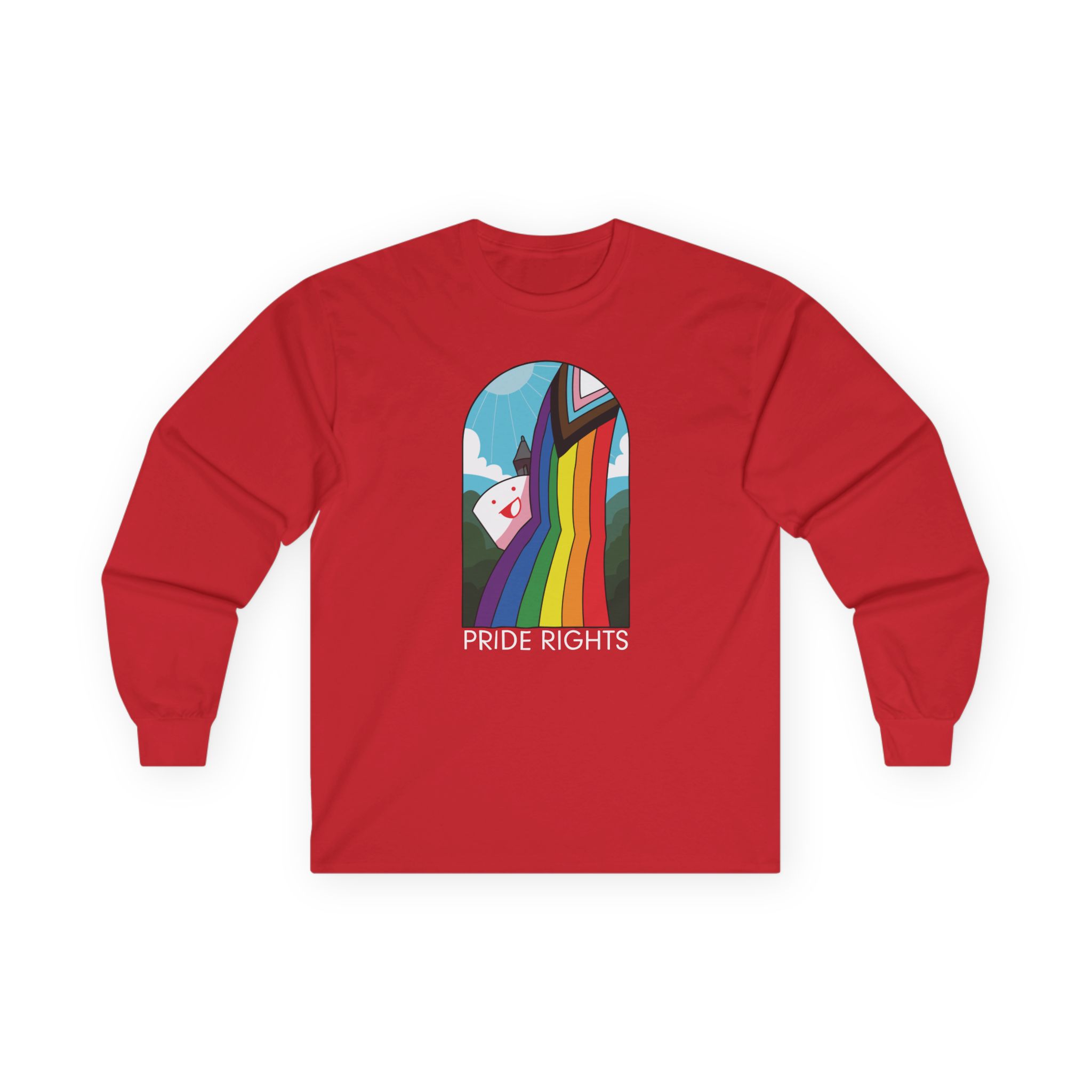 Drawfee Pride Rights Unisex Ultra Cotton Long Sleeve Tee