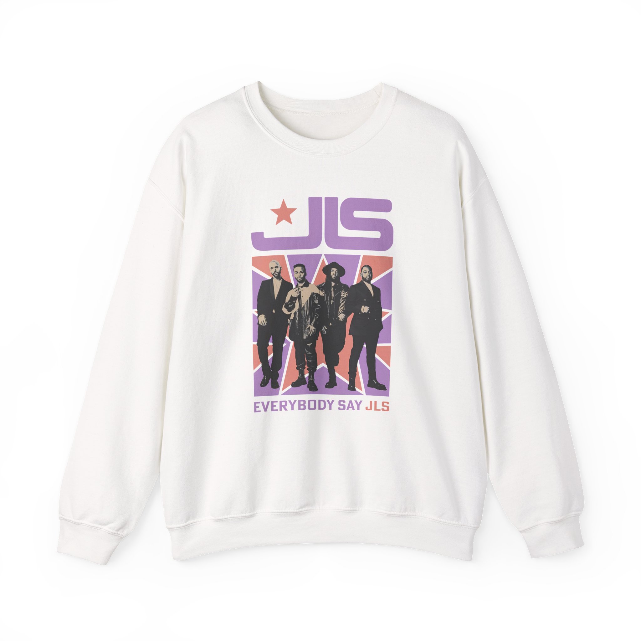 JLS, Everybody Say JLS Photo Star Unisex Heavy Blendâ„¢ Crewneck Sweatshirt