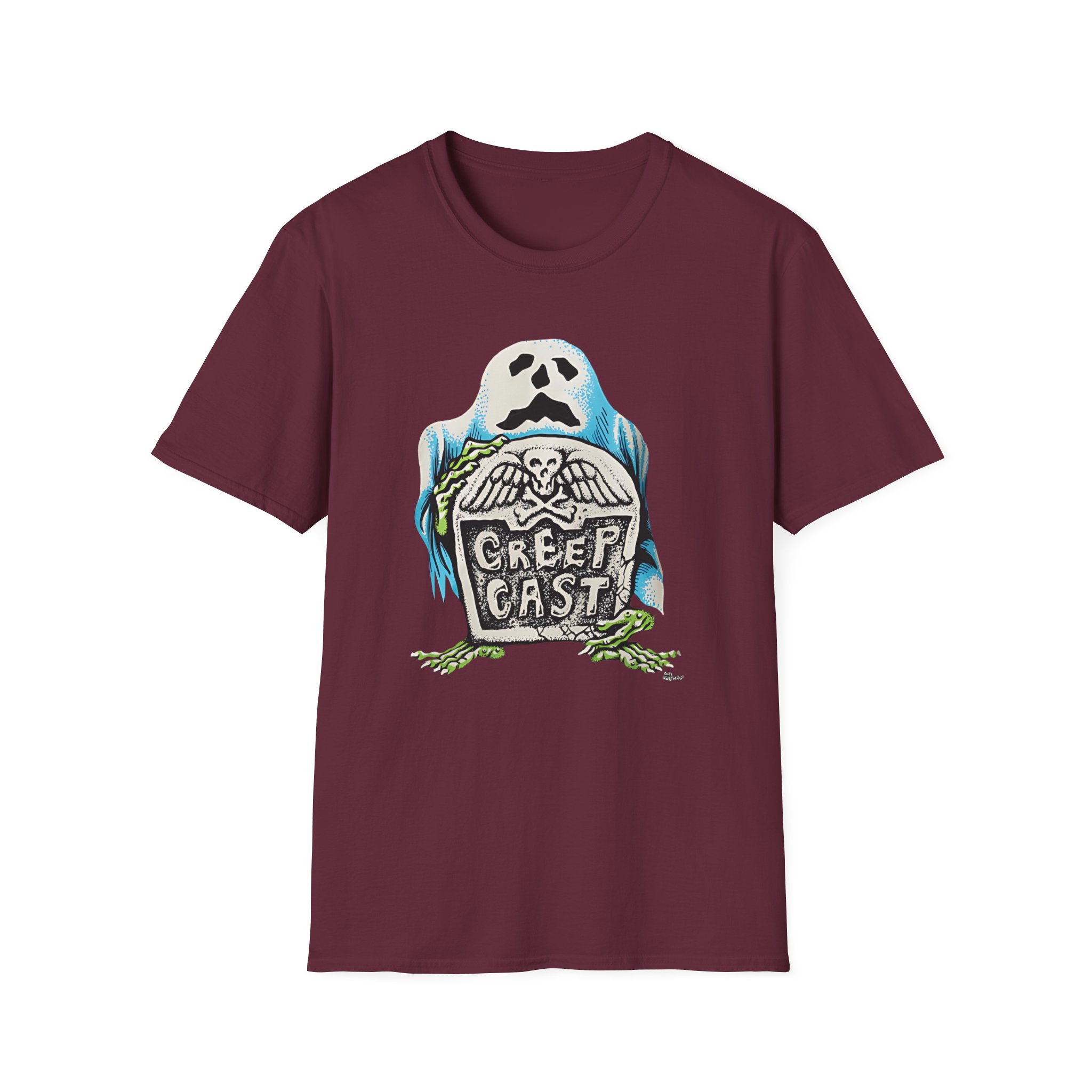Creepcast Tombstone Unisex Softstyle T-Shirt