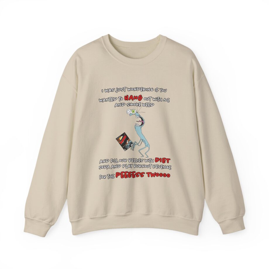 Mr. Landlord Smiling Friends I Was Just Wondering Unisex Heavy Blend Crewneck Sweatshirt