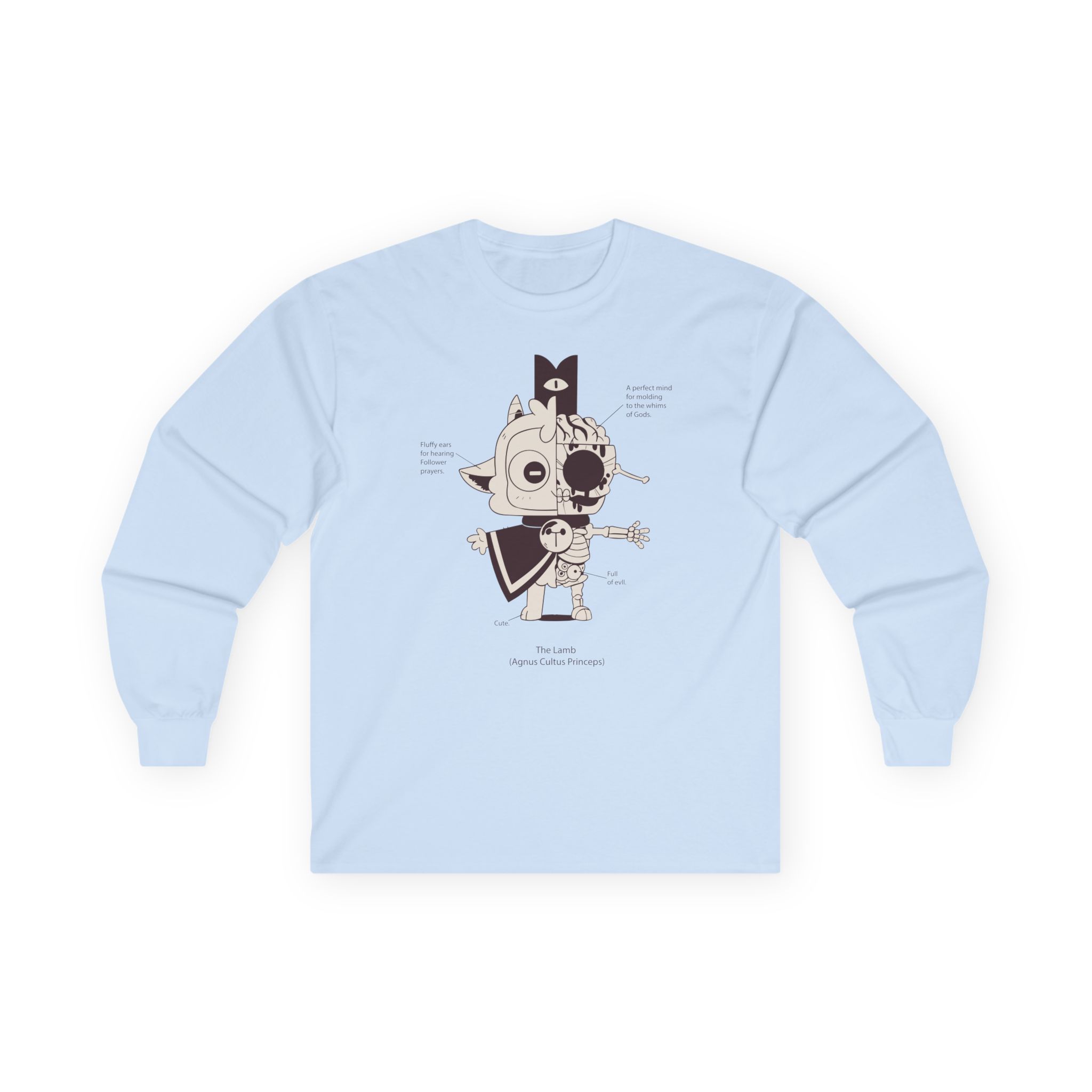 Cult of the Lamb Anatomy of the Lamb Unisex Ultra Cotton Long Sleeve Tee