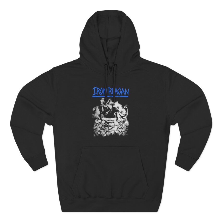 Iron Reagan Clinton In A Dress Three-Panel Fleece Hoodie