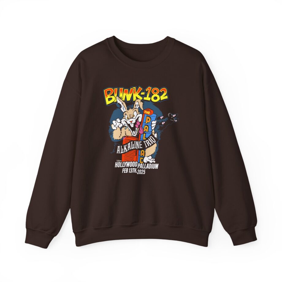 Blink 182 La Fire Aid Unisex Heavy Blend™ Crewneck Sweatshirt