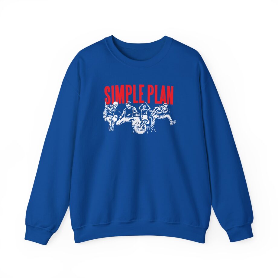 Simple Plan Live Skeleton Unisex Heavy Blend™ Crewneck Sweatshirt