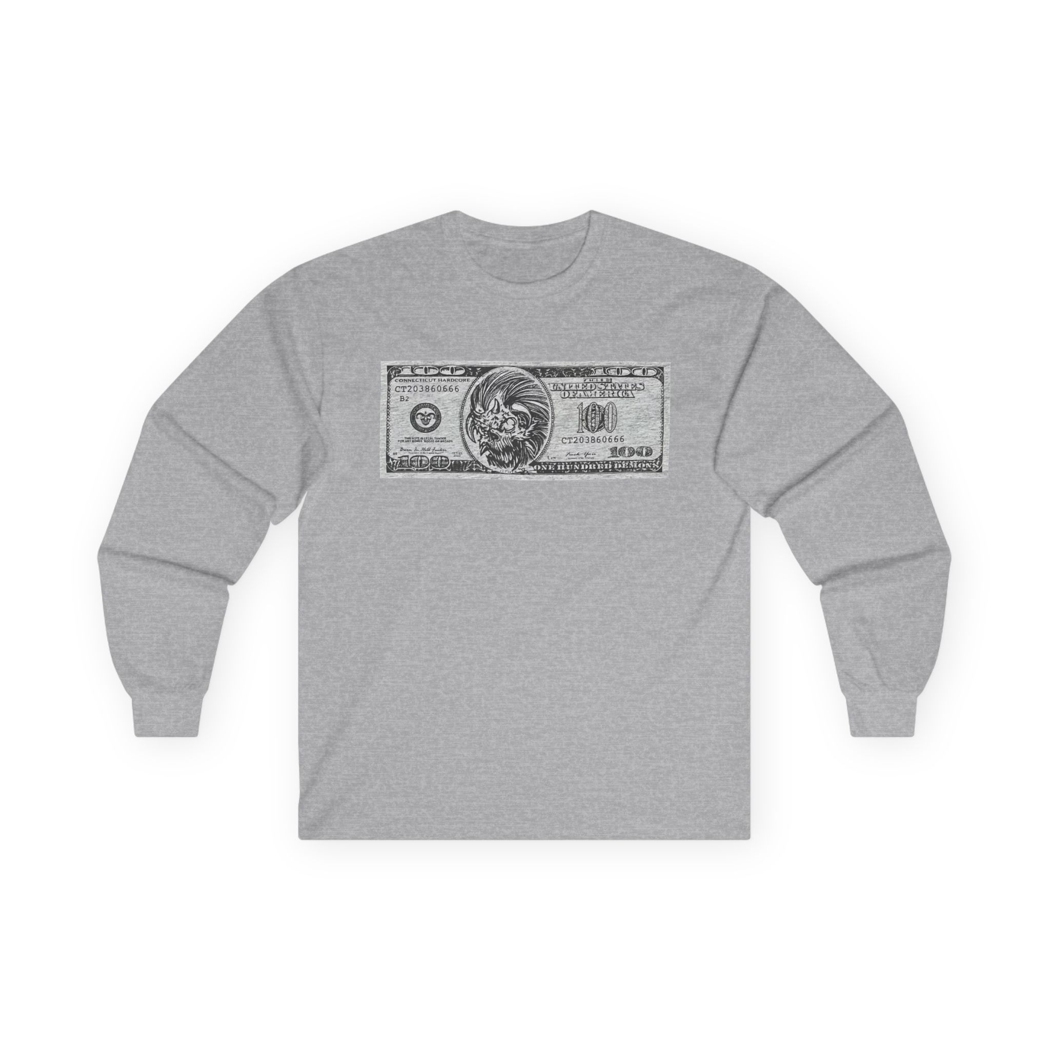 100 Demons Connecticut Hardcore Unisex Ultra Cotton Long Sleeve Tee