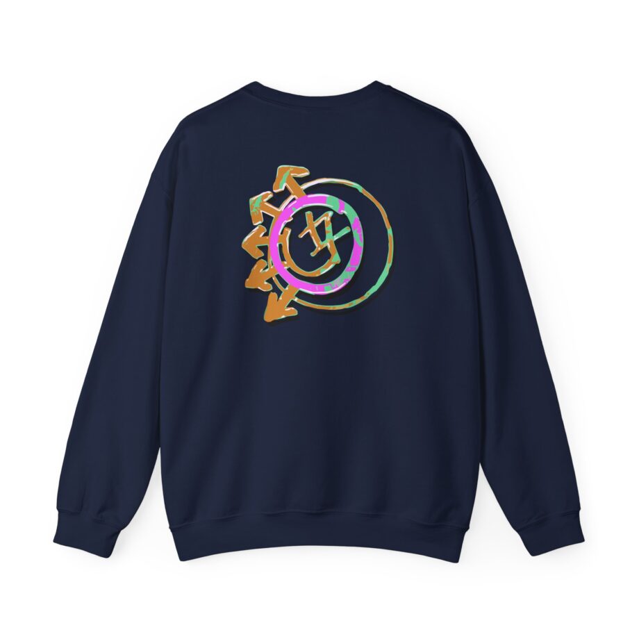 Blink 182 Logo Green Unisex Heavy Blend™ Crewneck Sweatshirt