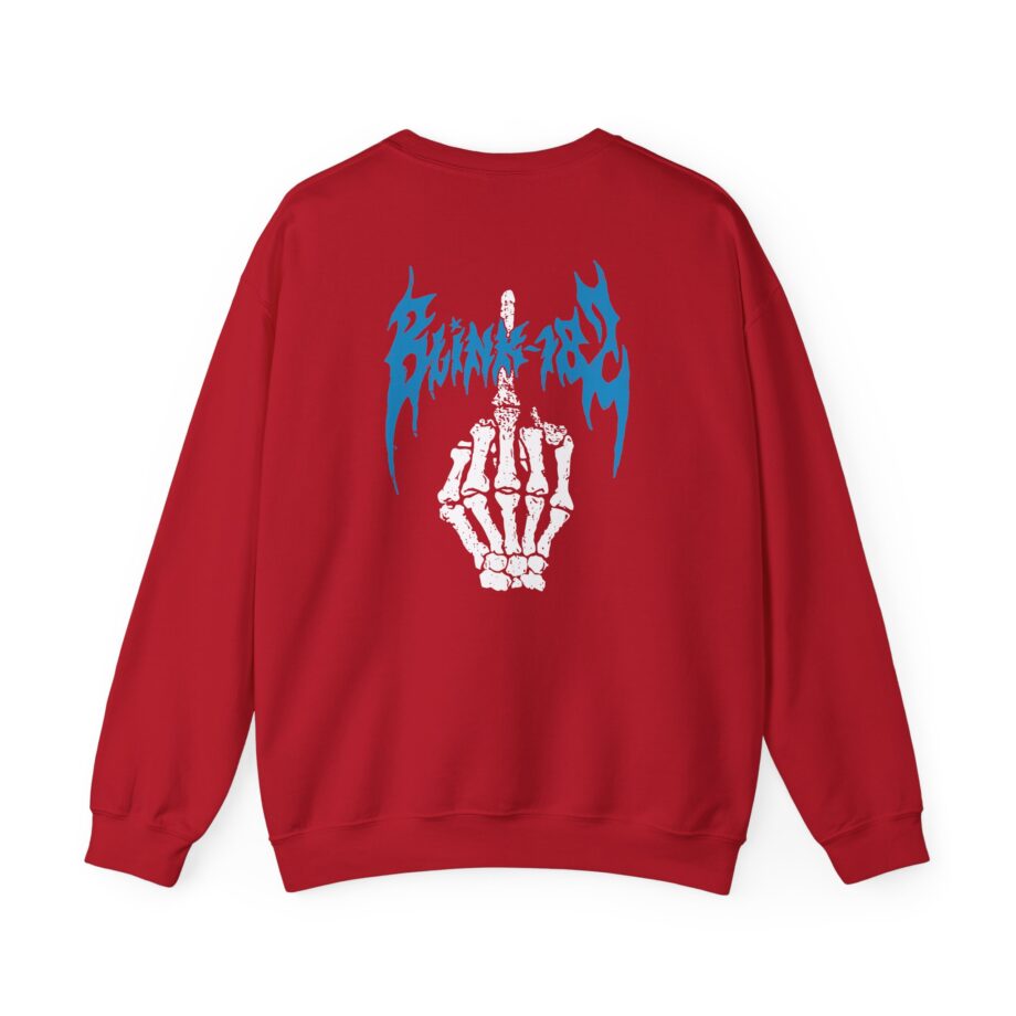 Blink 182 Middle Finger Unisex Heavy Blend™ Crewneck Sweatshirt