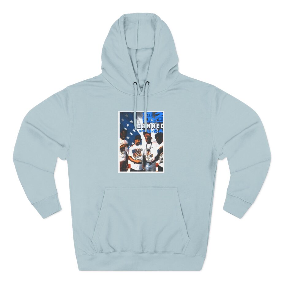 2 Live Crew Banned in the U.s.a. Three-Panel Fleece Hoodie