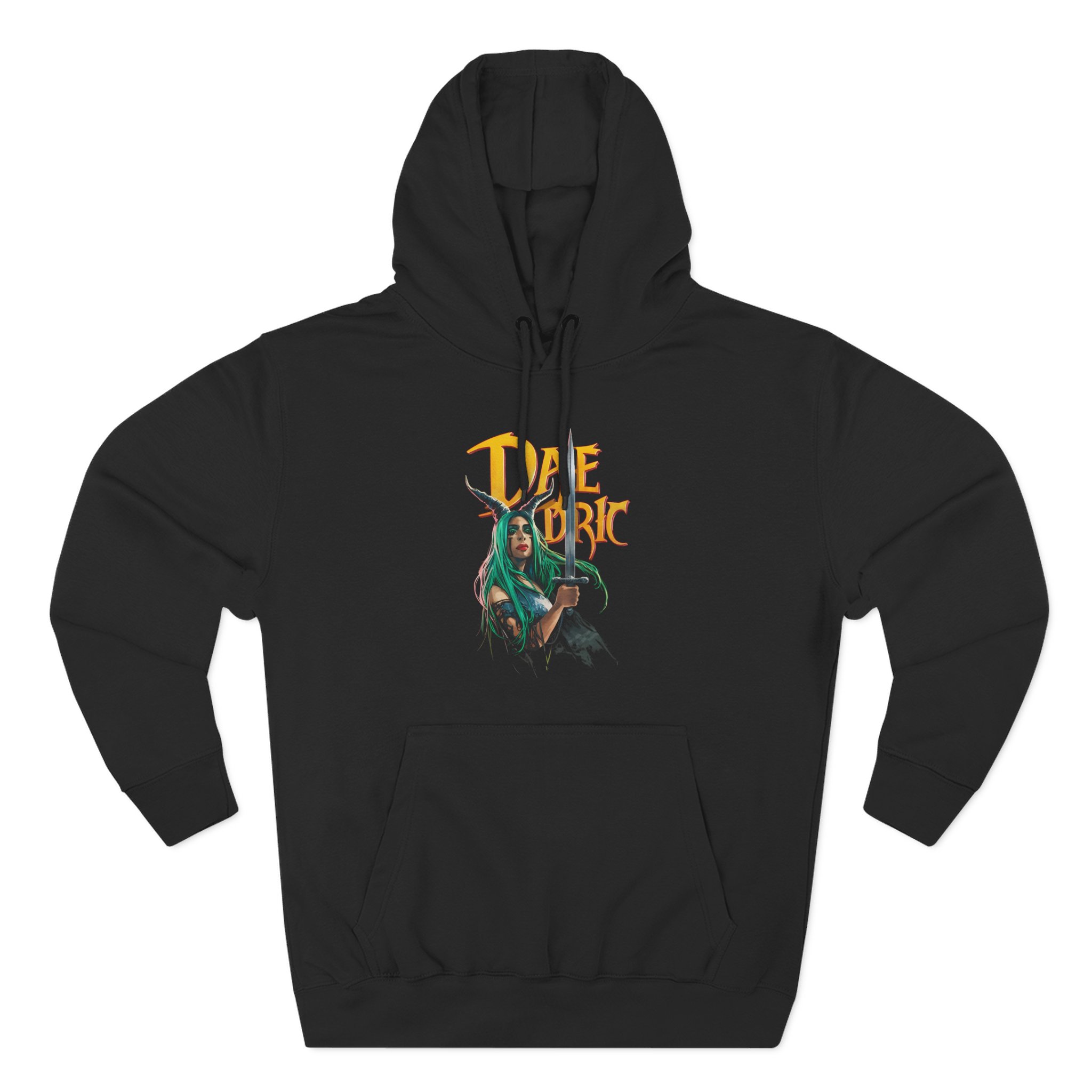 Daedric Wretched Three-Panel Fleece Hoodie