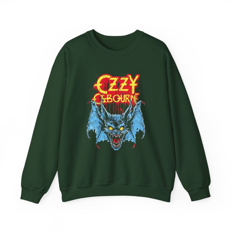 Ozzy Osbourne Glowing Eyes Bat Unisex Heavy Blend™ Crewneck Sweatshirt