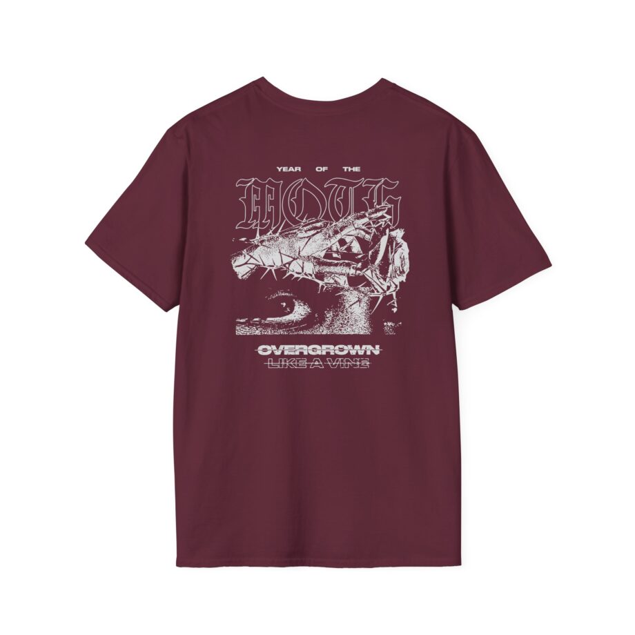 Like Moths to Flames Overgrown Unisex Softstyle T-Shirt
