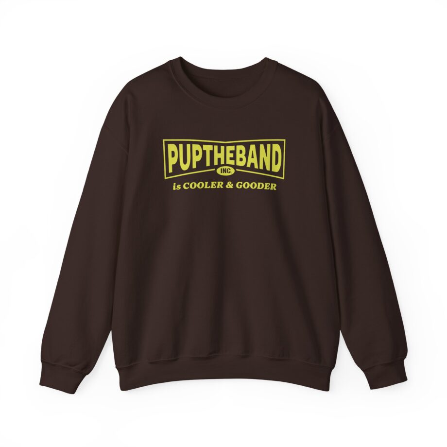 Puptheband Inc. Is Cooler & Gooder Unisex Heavy Blend Crewneck Sweatshirt