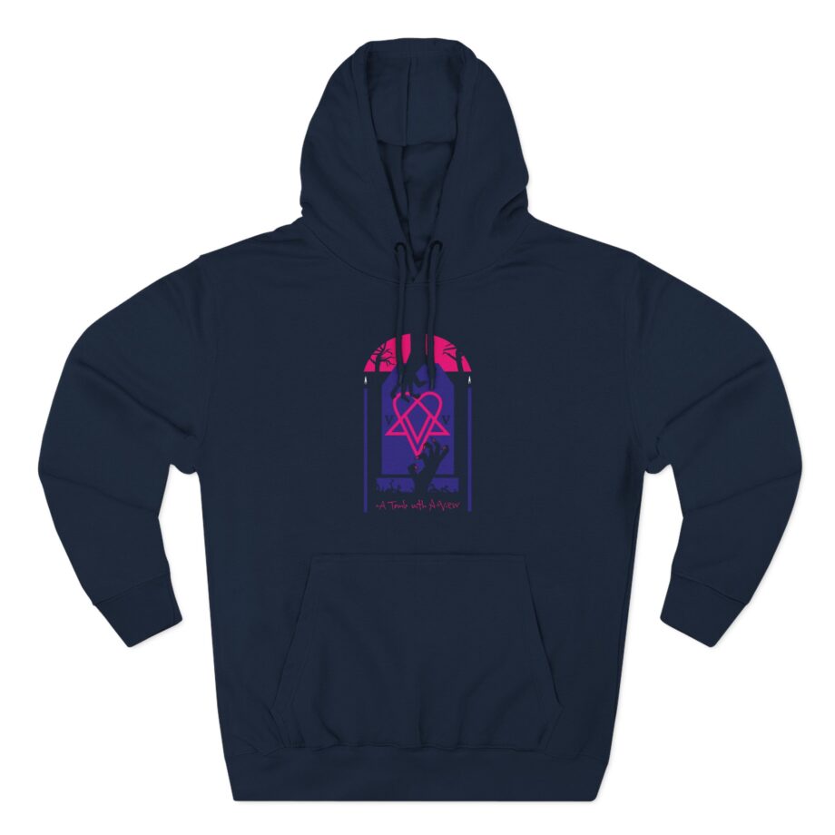 Him True a Tomb With a View Three-Panel Fleece Hoodie