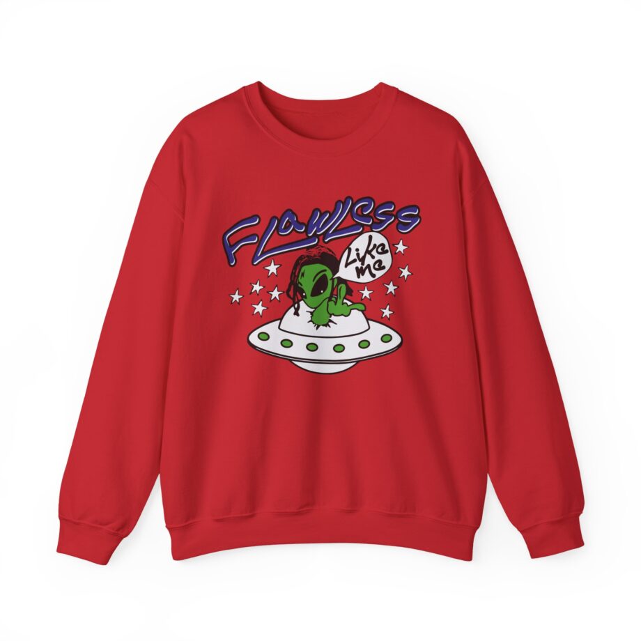 Lucki Flawless Like Me Alien Unisex Heavy Blend™ Crewneck Sweatshirt