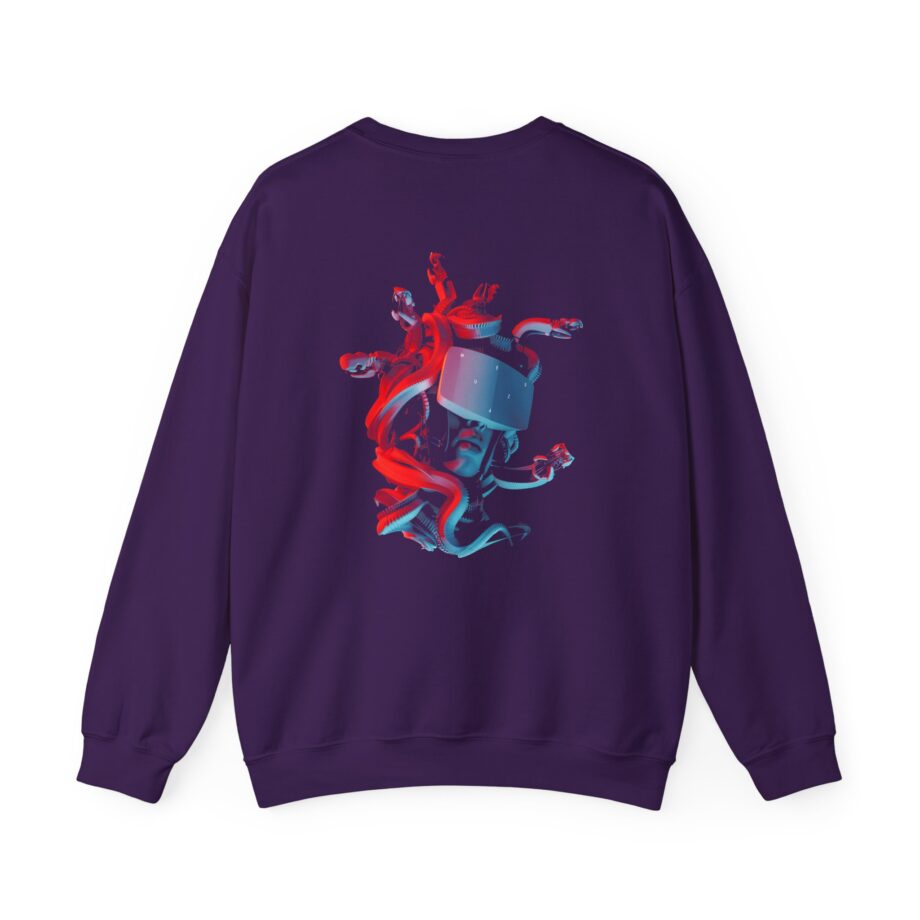 Meduza Multicolour Head Unisex Heavy Blend™ Crewneck Sweatshirt