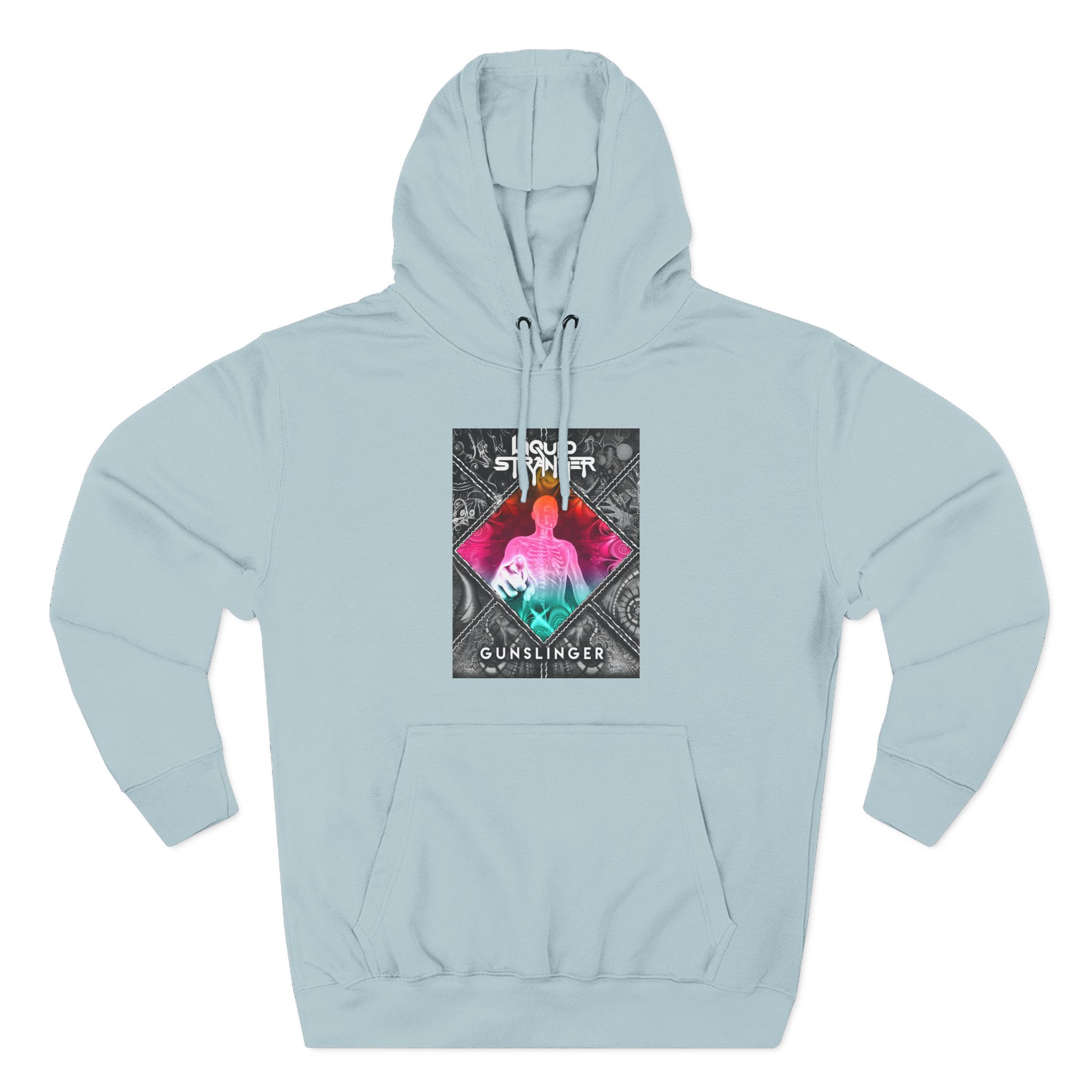 Liquid Stranger Three-Panel Fleece Hoodie