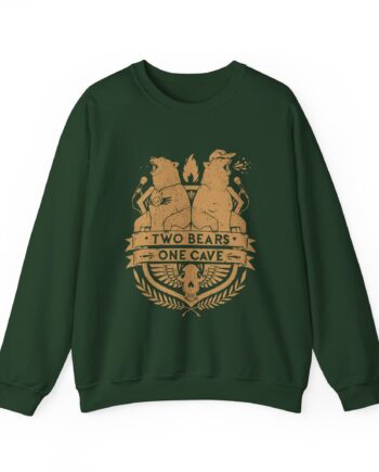 Ymh 2 BEARS, 1 CAVE by Jeremy Fish Unisex Heavy Blend™ Crewneck Sweatshirt
