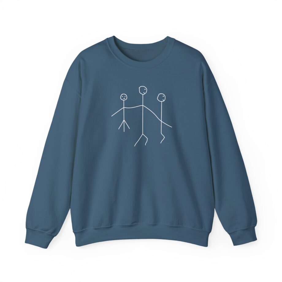 Leith Ross Stick Figures  Unisex Heavy Blend™ Crewneck Sweatshirt