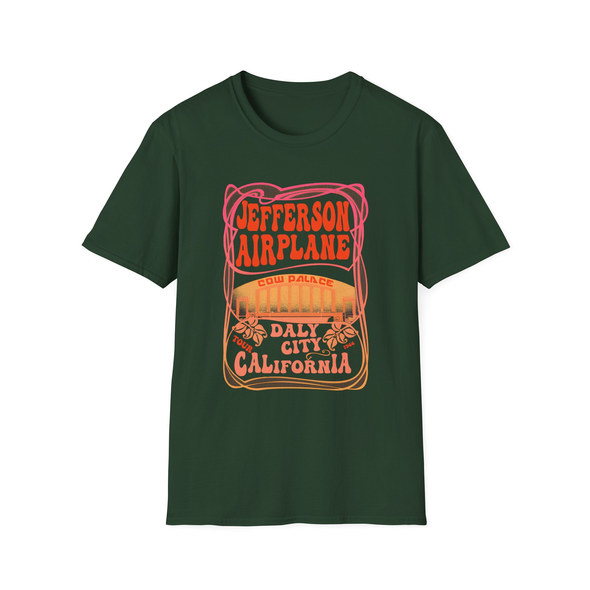 Jefferson Airplane Daly City Tour Unisex Softstyle T-Shirt