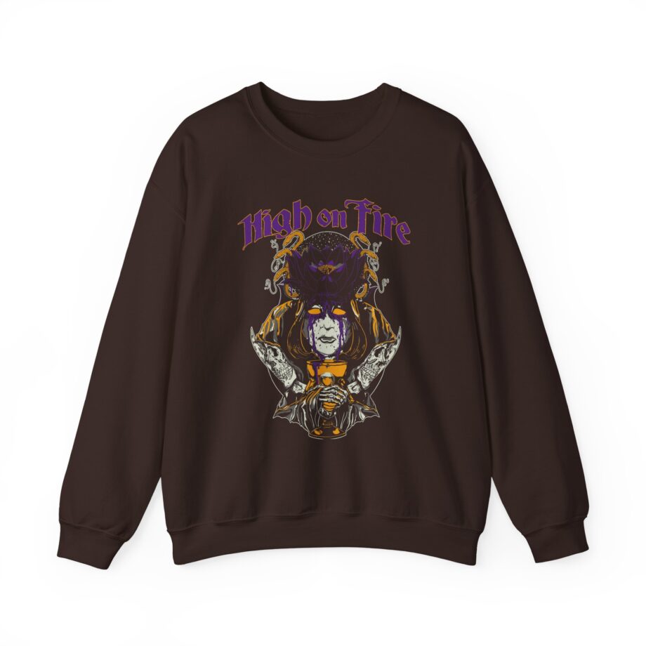 High on Fire Black Lotus Unisex Heavy Blend™ Crewneck Sweatshirt