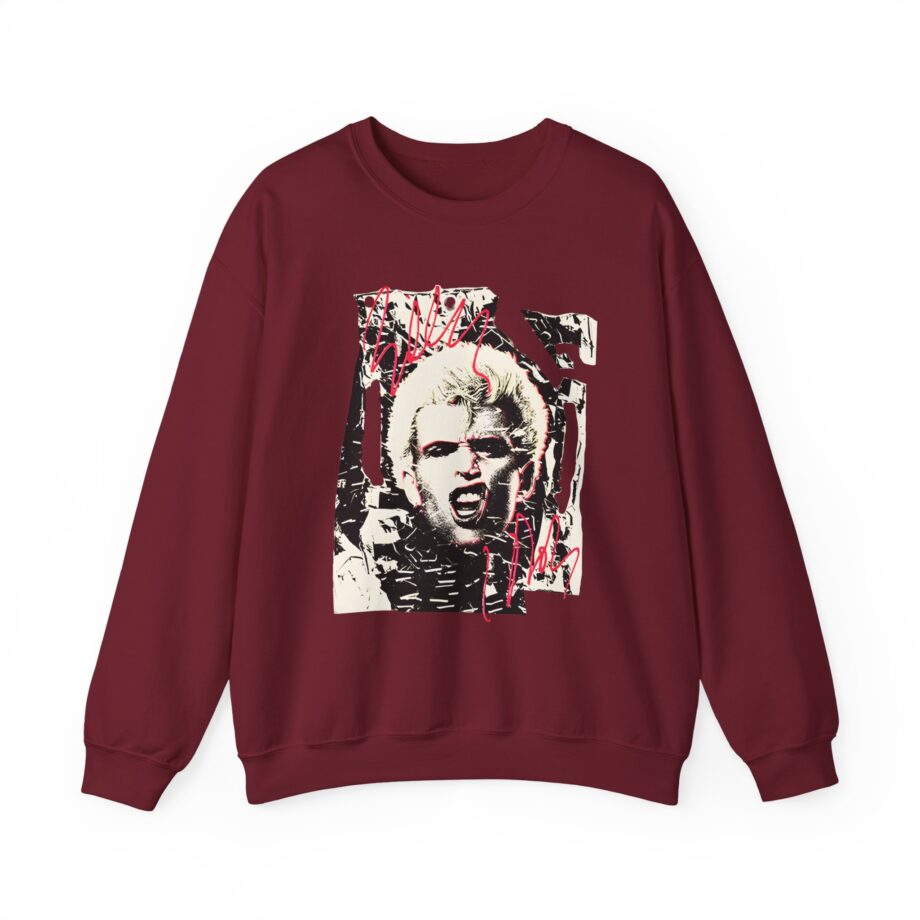 Billy Idol Shattered Photo Unisex Heavy Blend™ Crewneck Sweatshirt
