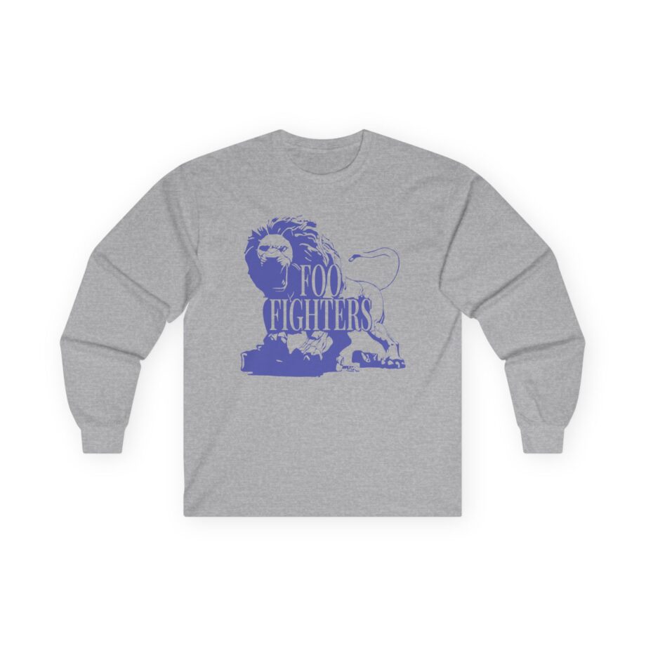 Foo Fighters Ff Lion Unisex Ultra Cotton Long Sleeve Tee