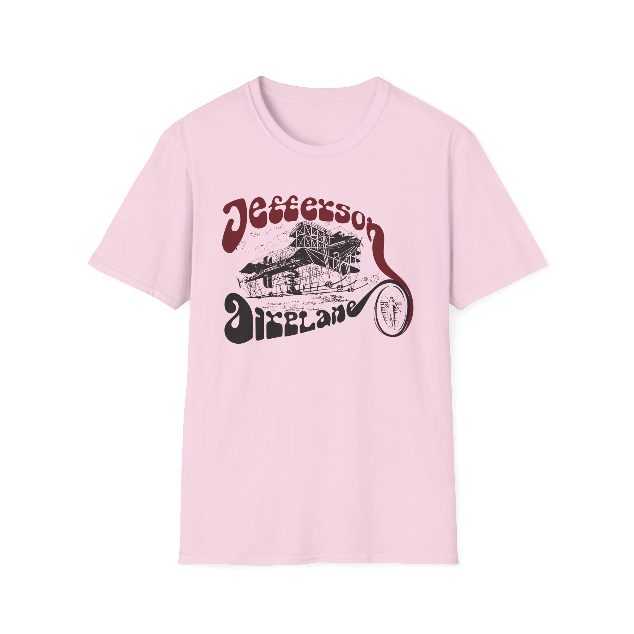 Jefferson Airplane Vintage Plane Unisex Softstyle T-Shirt