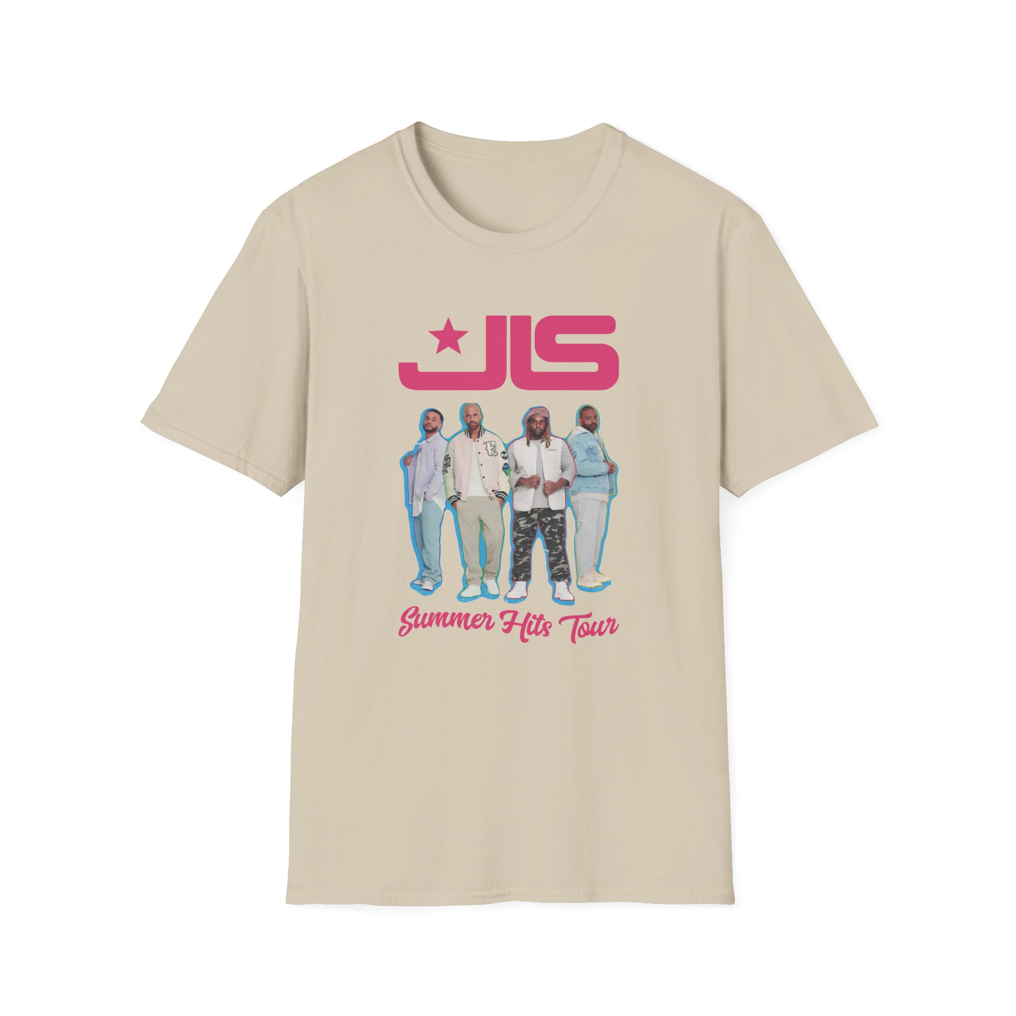 JLS Summer Hits Tour Unisex Softstyle T-Shirt